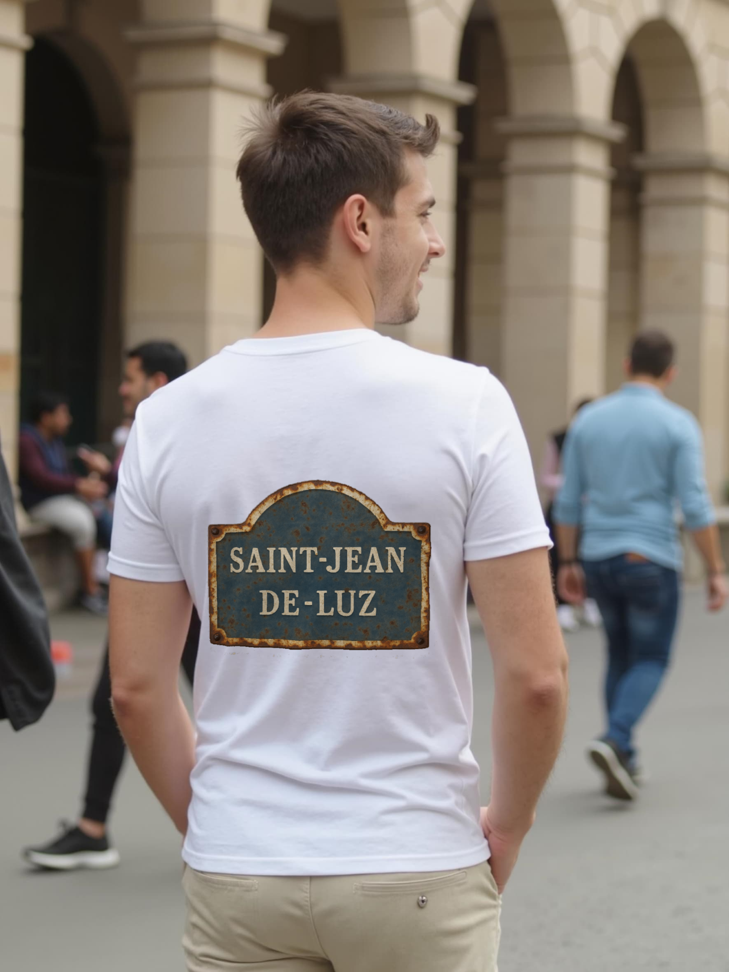 T-Shirt Polyester Toucher Coton – Le Bazar du Corsaire - Plaque de ville 1