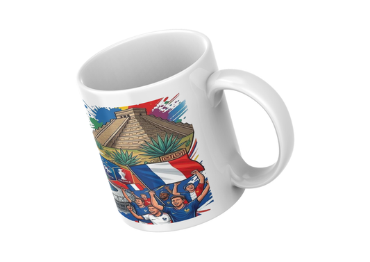 Mug Supporters France Coupe du Monde 2026 | Tasse Football France USA Canada Mexique | Cadeau Fan Équipe de France