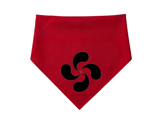 Foulard Feria et Fêtes du Pays Basque - Croix Basque Lauburu