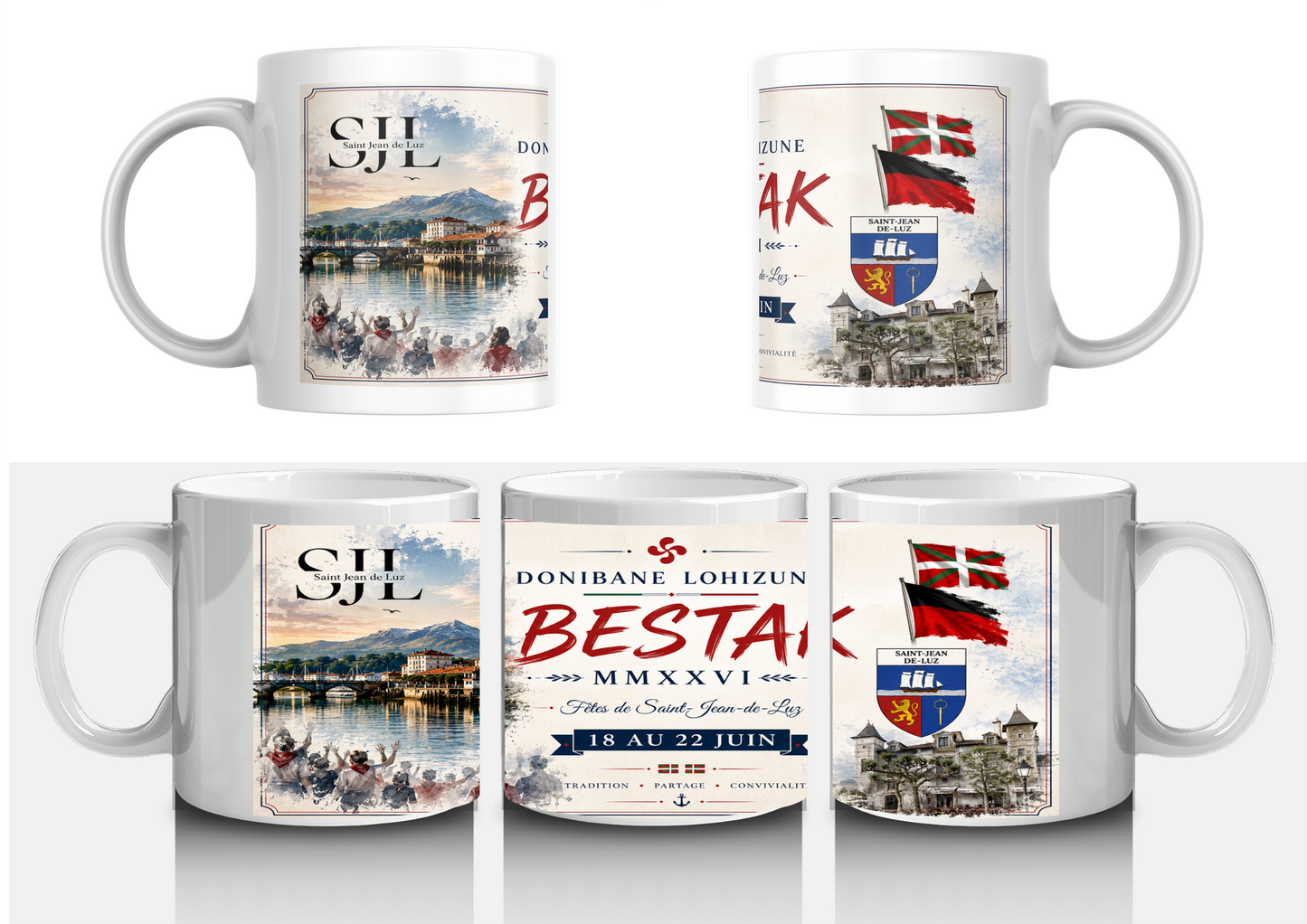 Mug Bestak 2026 – Donibane Lohizune – Collector – Saint Jean de Luz