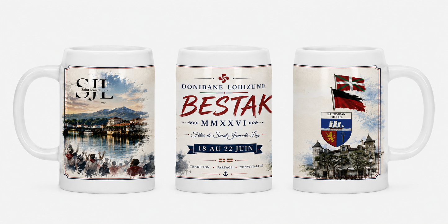 Chope Collector BESTAK 2026 – Fêtes de Saint-Jean-de-Luz – Édition Limitée