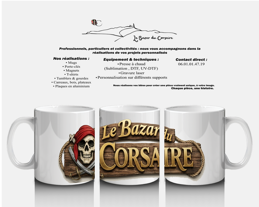 Mug - Corsaire Skull & Sabres
