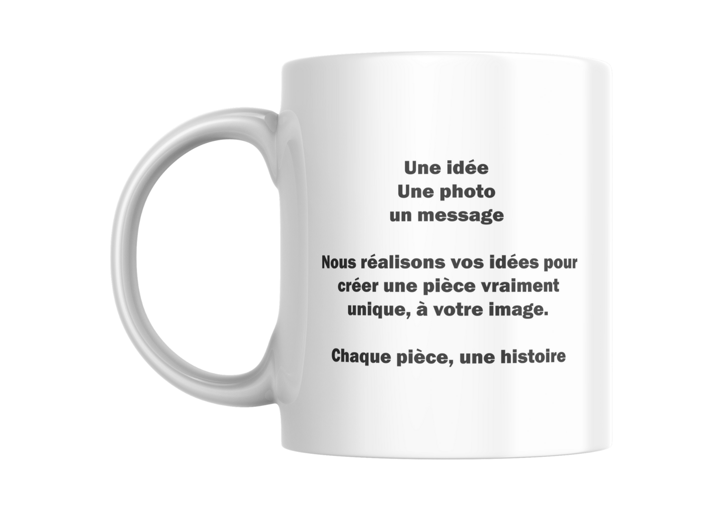 Créez un mug unique à votre image – Texte, photo ou logo – fabrication luzienne