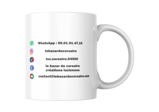 Créez un mug unique à votre image – Texte, photo ou logo – fabrication luzienne