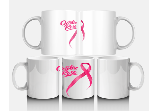 Mug - Octobre Rose – Ruban
