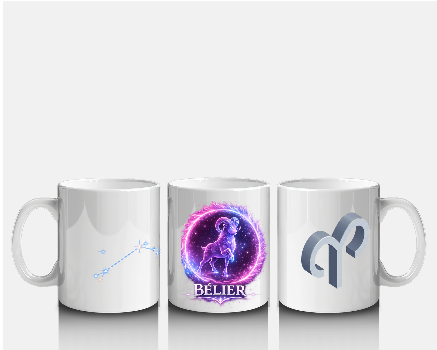 Mug signe astrologique personnalisé — Cadeau zodiaque (12 signes)