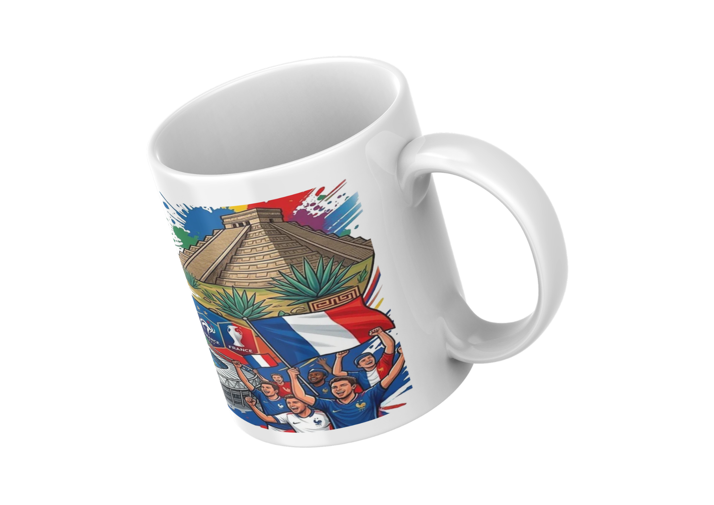 Mug Supporters France Coupe du Monde 2026 | Tasse Football France USA Canada Mexique | Cadeau Fan Équipe de France