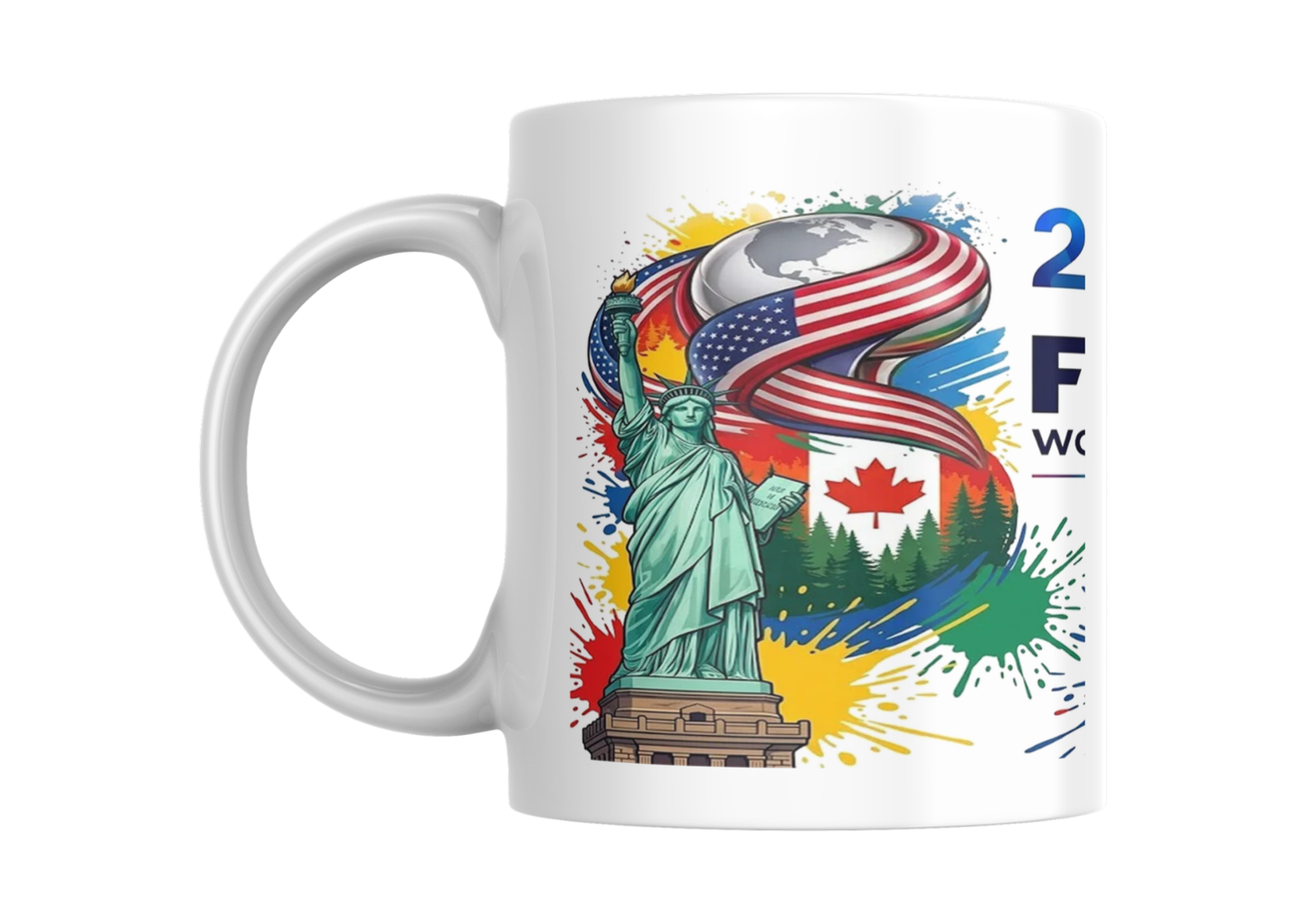 Mug Supporters France Coupe du Monde 2026 | Tasse Football France USA Canada Mexique | Cadeau Fan Équipe de France