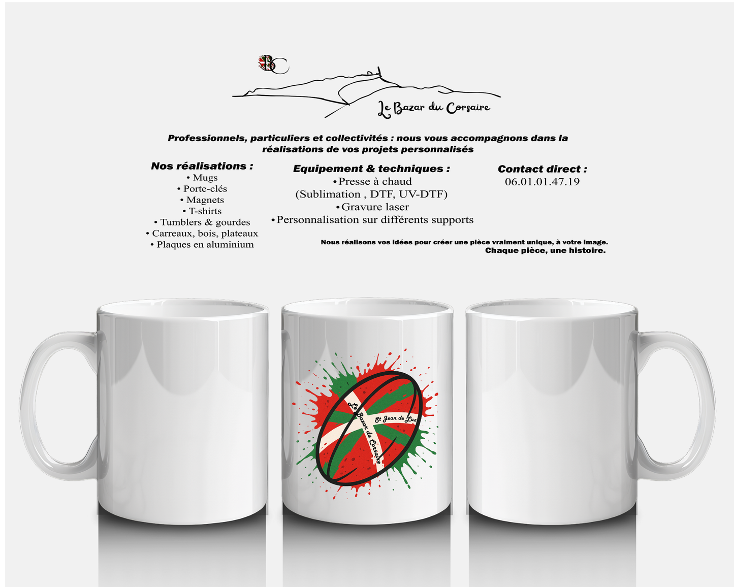 Mug - Rugby - Saint Jean de Luz