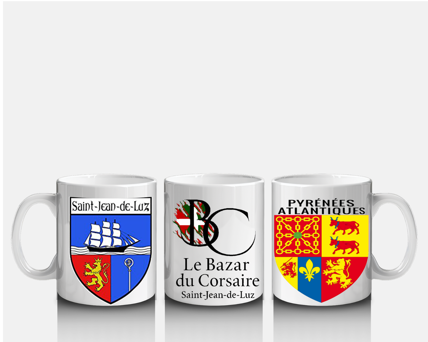 Mug – Blason Saint-Jean-de-Luz & Pyrénées-Atlantiques