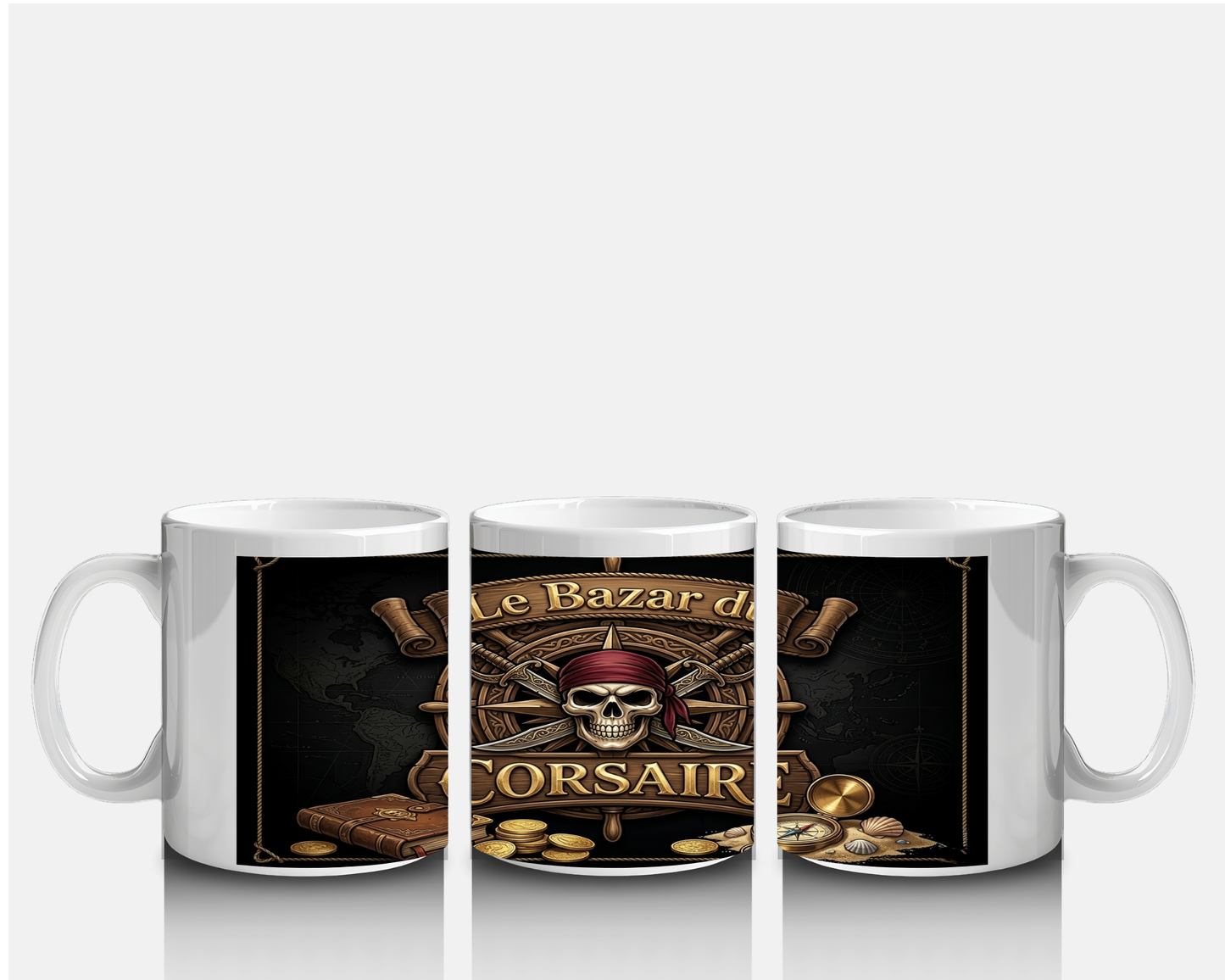 Mug - Corsaire Skull & Sabres