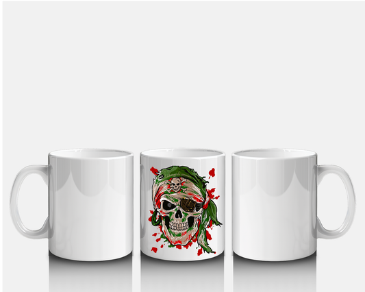 Mug corsaire – Crâne basque