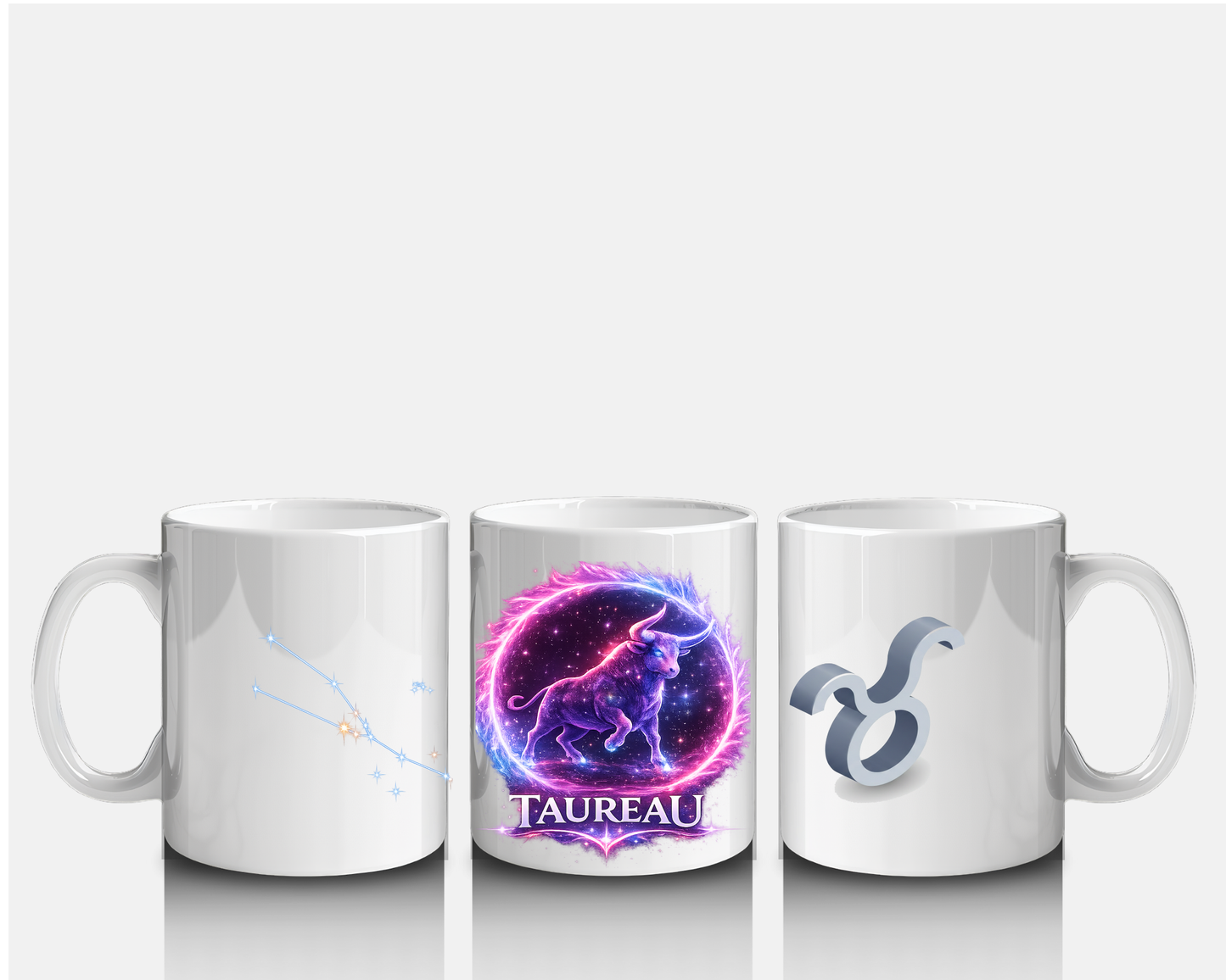 Mug signe astrologique personnalisé — Cadeau zodiaque (12 signes)