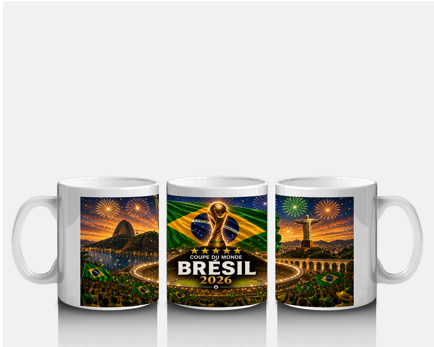 Mug Brésil Coupe du Monde 2026 – Supporter Seleçao