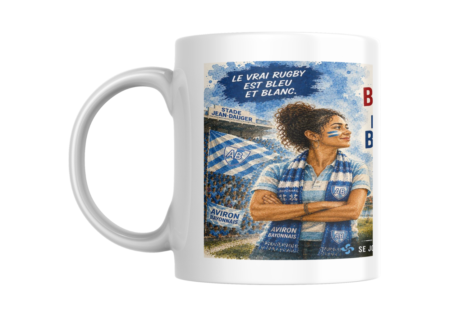 Mug - Derby Basque - Le Match Couple AB & BO
