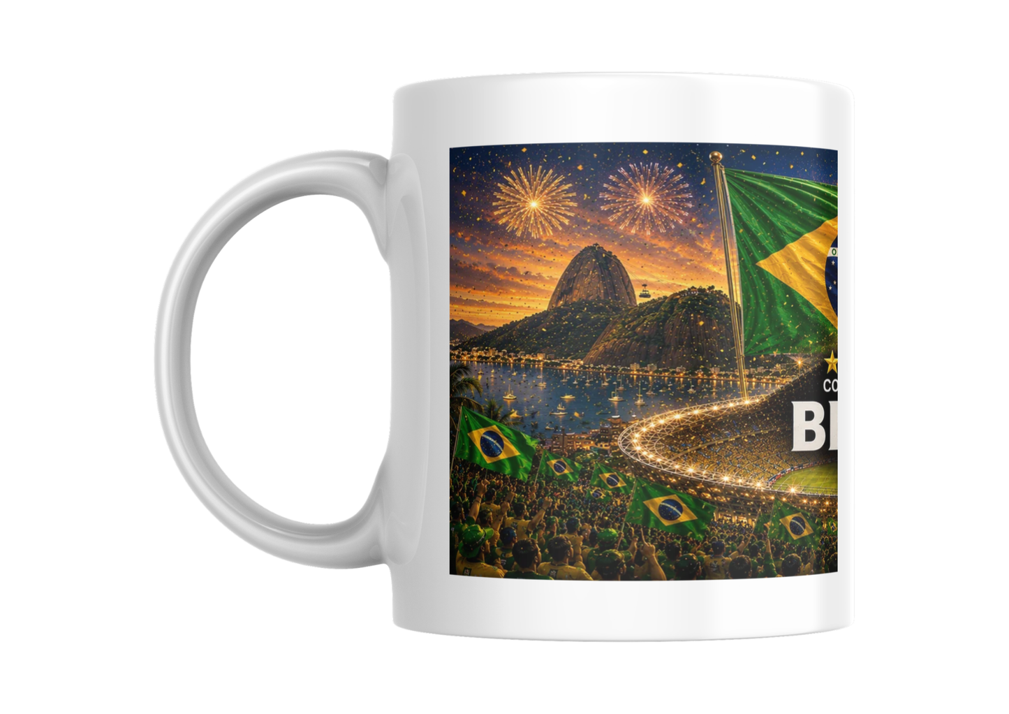 Mug Brésil Coupe du Monde 2026 – Supporter Seleçao