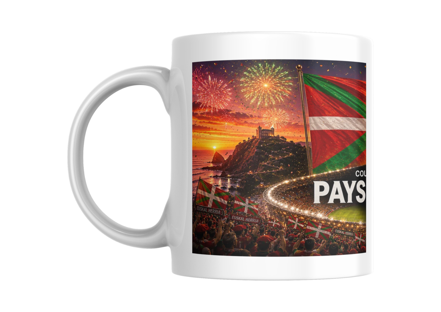 Mug Pays Basque Coupe du Monde 2026 – Tasse Collector Humour Euskal Herria