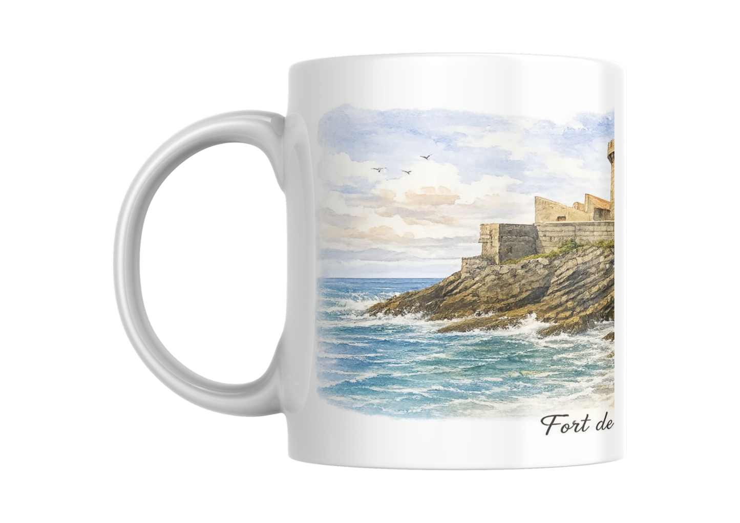 Mug Fort de Socoa | Souvenir Pays Basque | Tasse Originale