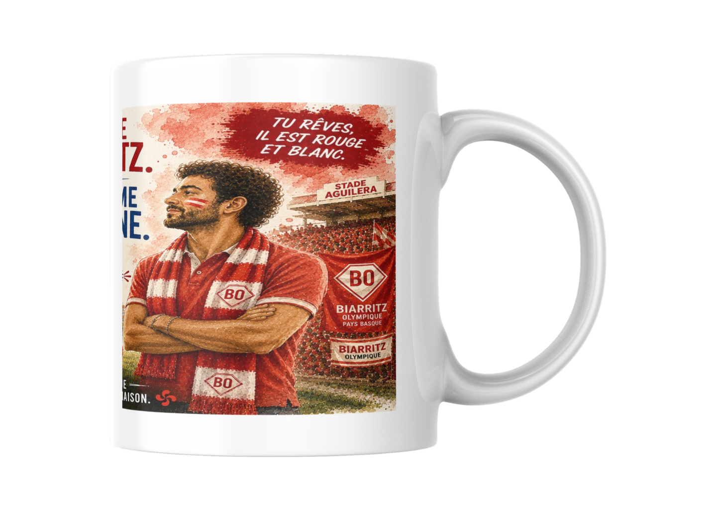 Mug - Derby Basque - Le Match Couple AB & BO