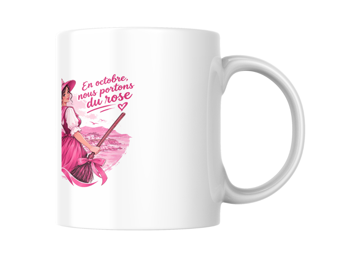 Mug - Octobre Rose – Sorcière Basque