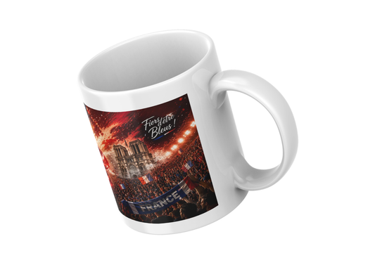 Mug Collector Fiers d'être Bleus 2026 – Tasse Foot France