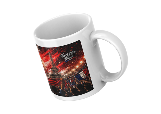 Mug France Coupe du Monde 2026 – Tasse Collector Fiers d'être Bleus Arc de Triomphe
