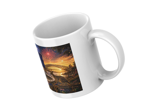Mug Australie Coupe du Monde 2026 – Tasse Panoramique Supporter Socceroos Foot