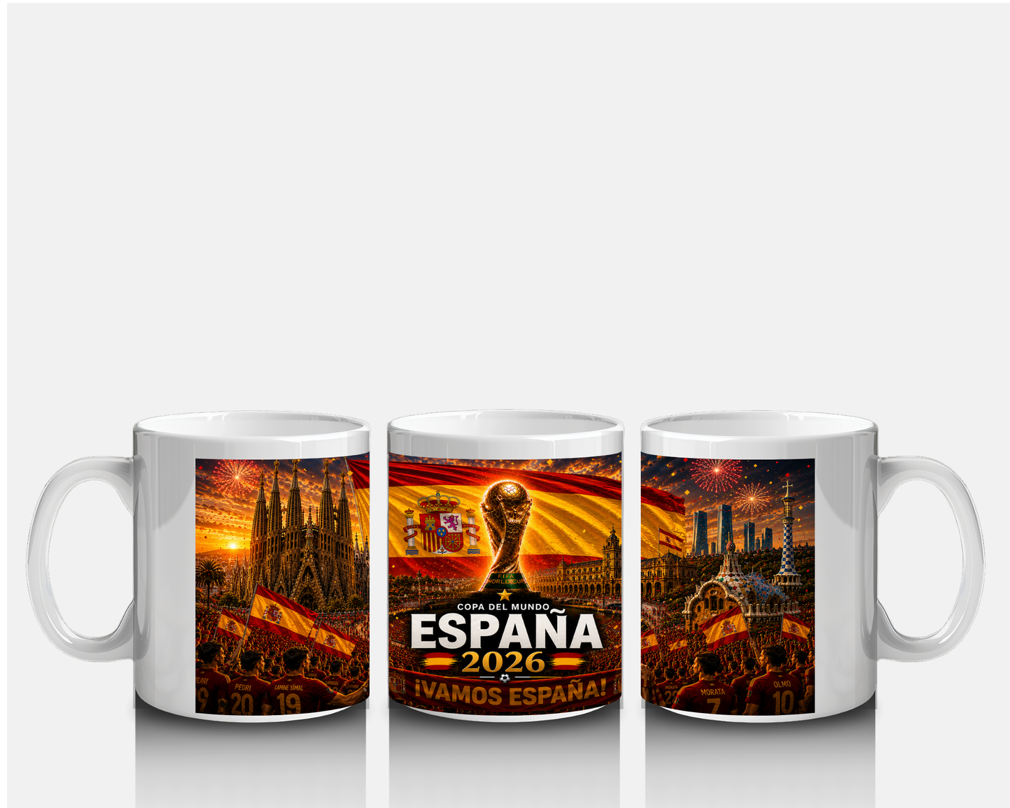 Mug Espagne Coupe du Monde 2026 | Tasse Supporters La Furia