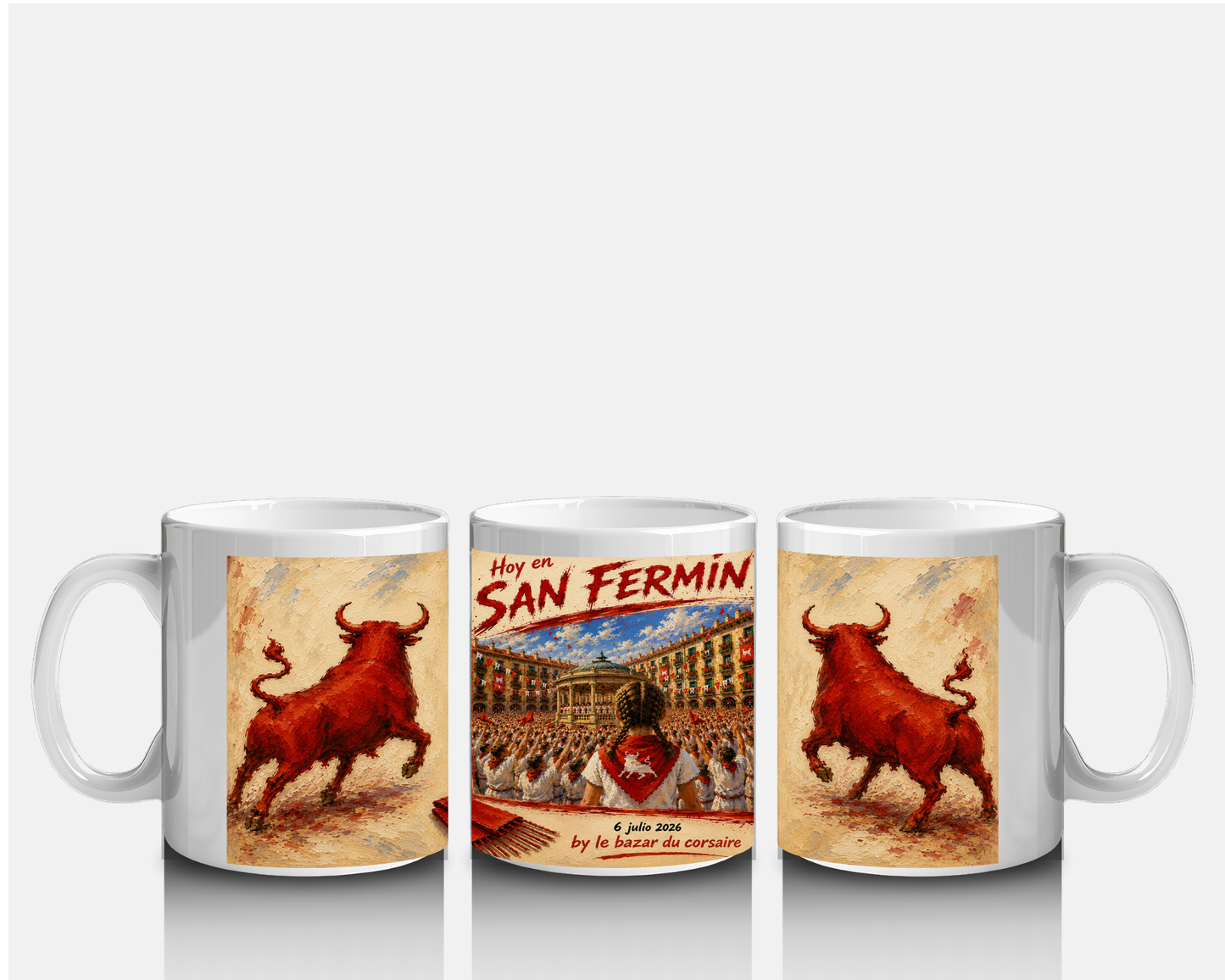 Mug - San Fermín 2026 – L'Esprit de Pampelune dans Votre Tasse