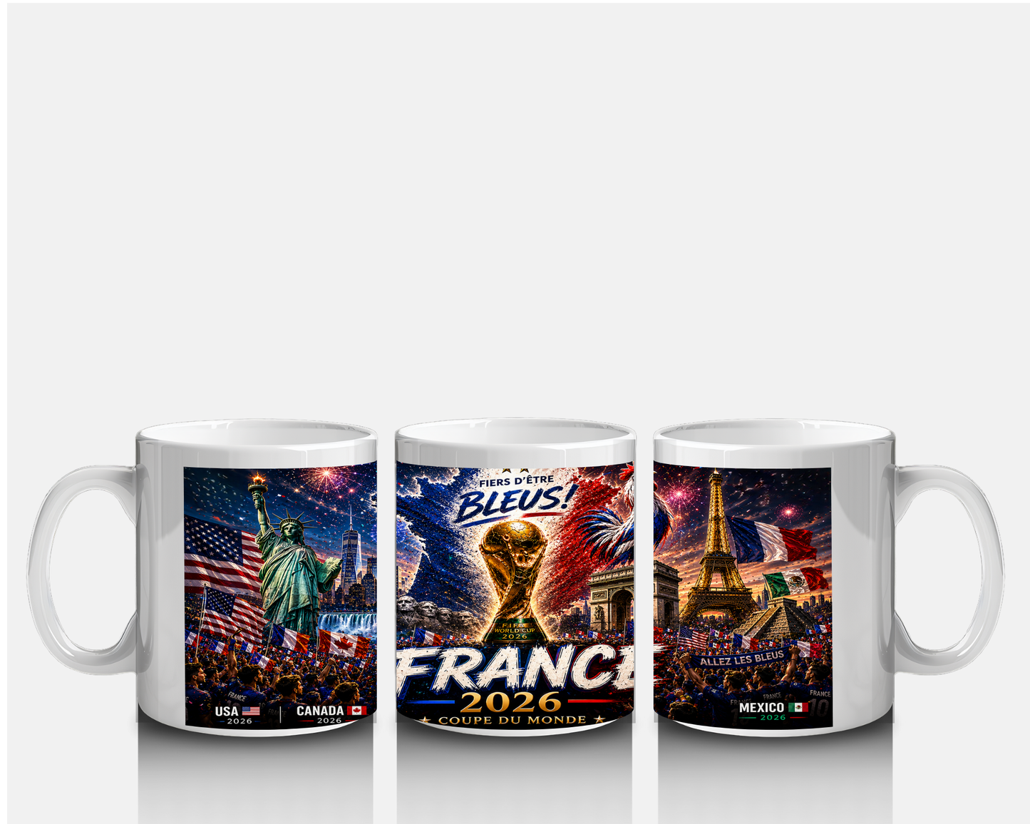 Mug France Coupe du Monde 2026 – Tasse Collector USA Canada Mexique Supporter Foot