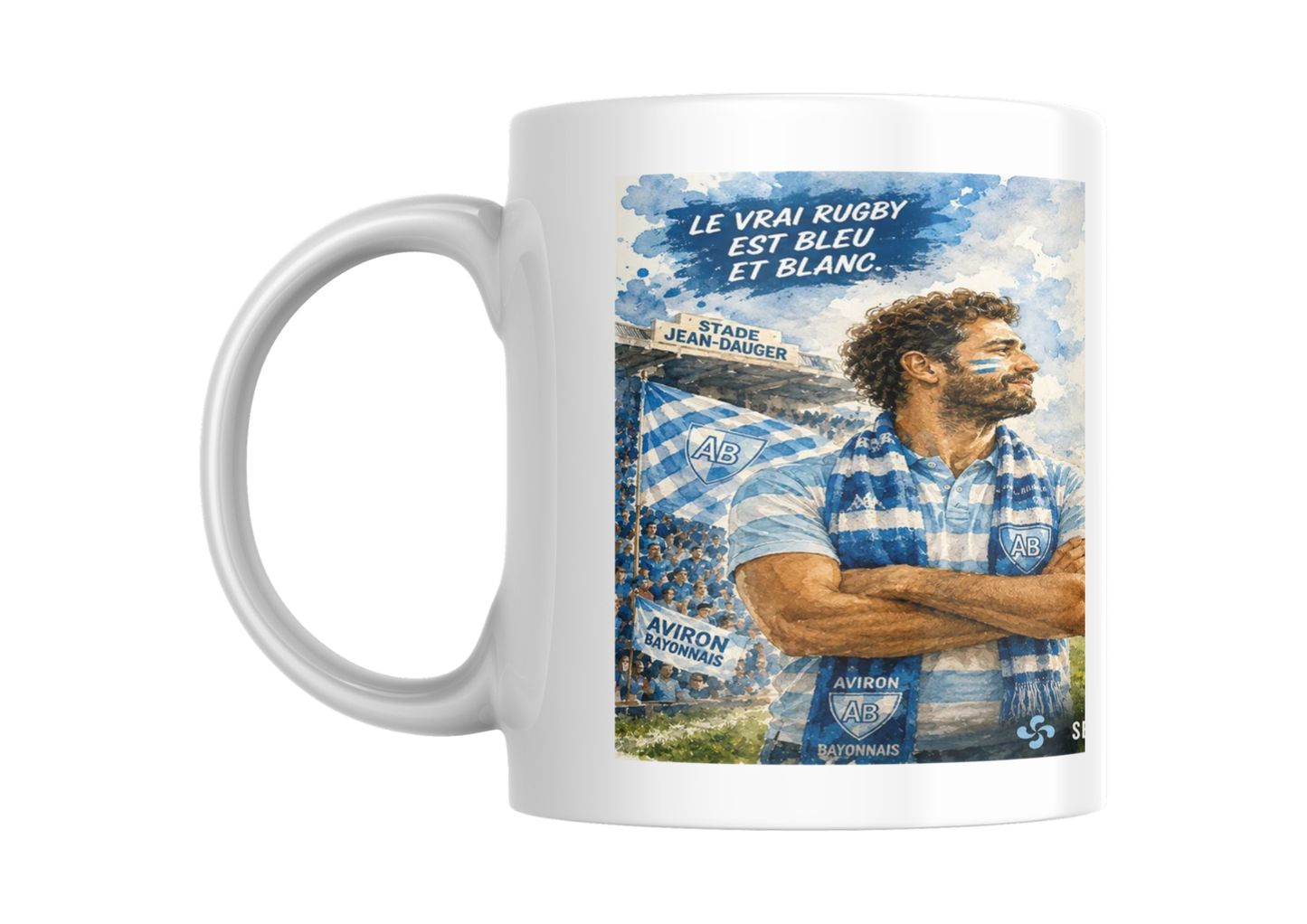 Mug - Derby Basque - Le Match Couple AB & BO