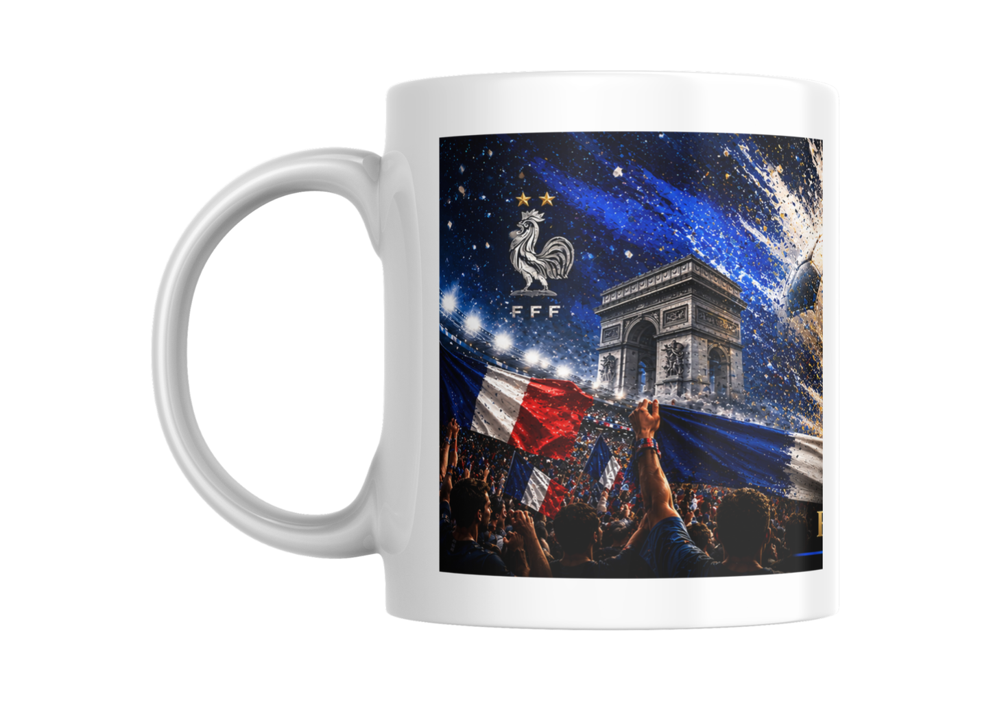 Mug France Coupe du Monde 2026 – Tasse Collector Fiers d'être Bleus Arc de Triomphe