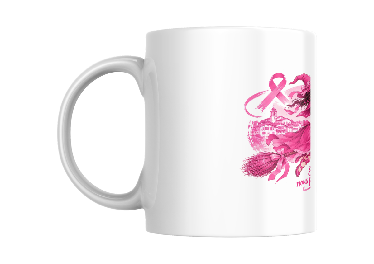 Mug - Octobre Rose – Sorcière Basque Rose