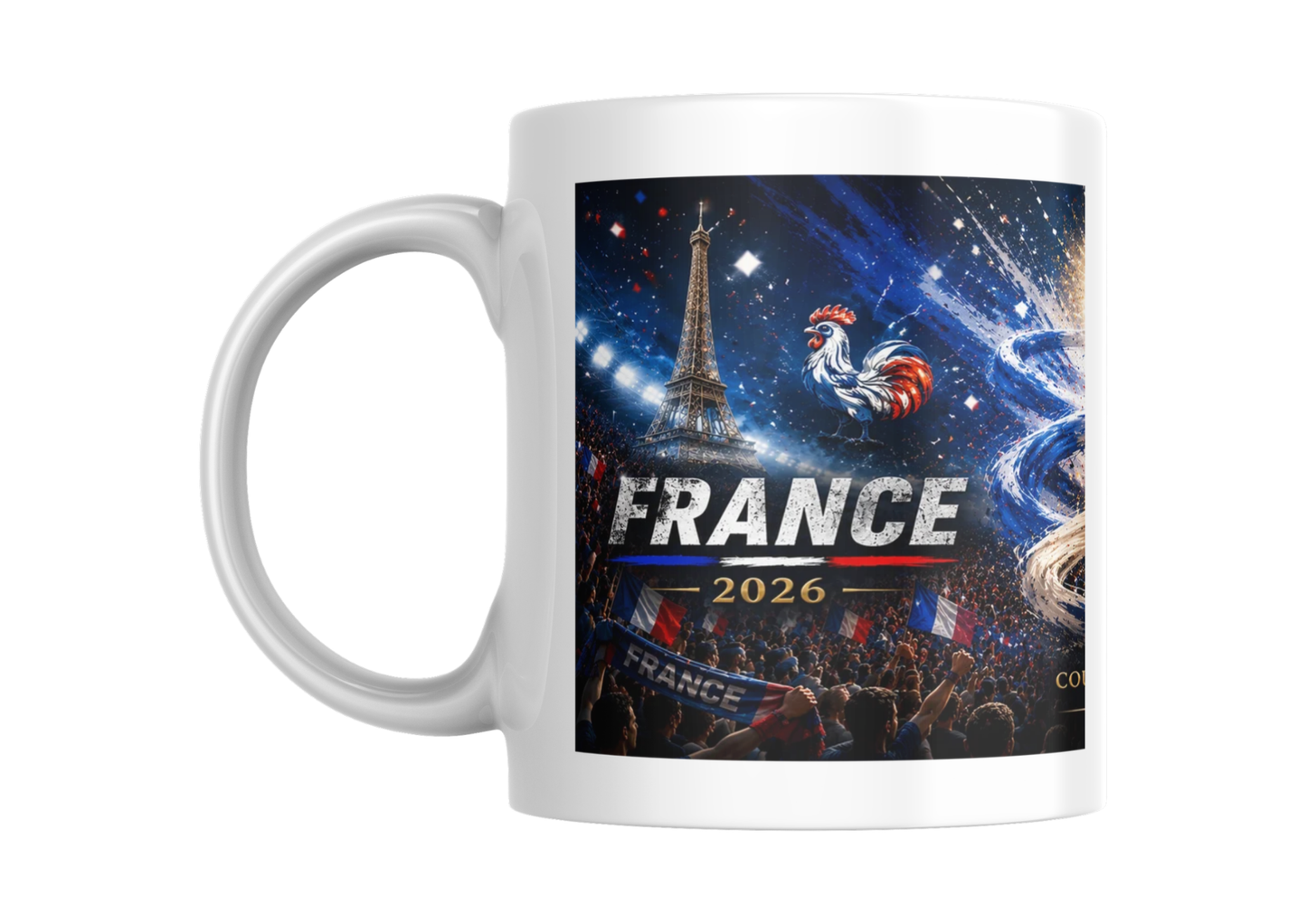 Mug Collector Fiers d'être Bleus 2026 – Tasse Foot France
