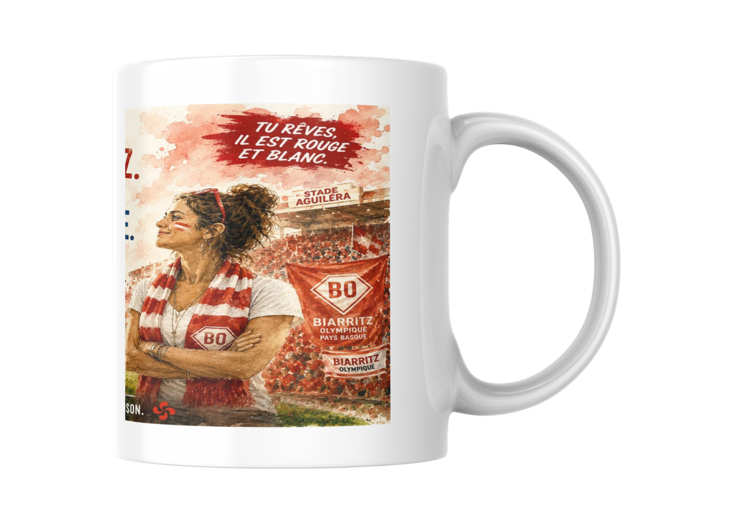 Mug - Derby Basque - Le Match Couple AB & BO
