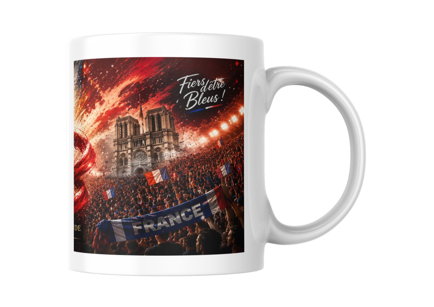 Mug Collector Fiers d'être Bleus 2026 – Tasse Foot France