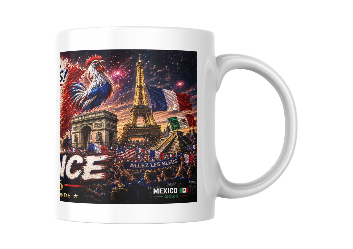 Mug France Coupe du Monde 2026 – Tasse Collector USA Canada Mexique Supporter Foot