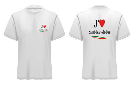 T-Shirt - J'❤️ Saint-Jean-de-Luz