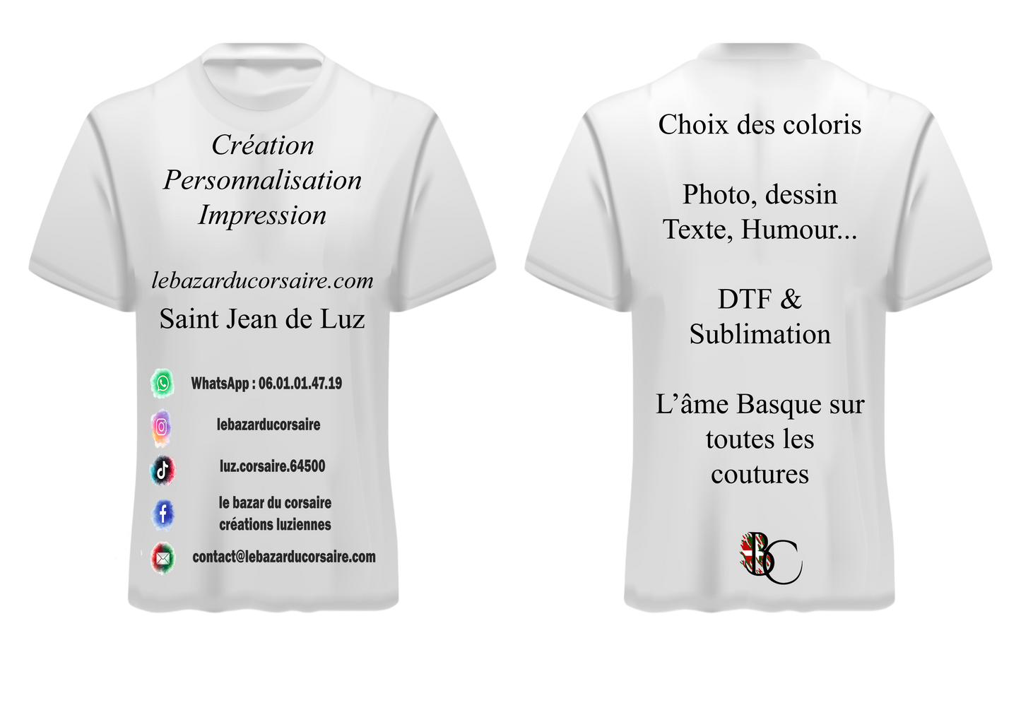 T-Shirt  - SJL Héritage 2026 - le Bazar du Corsaire