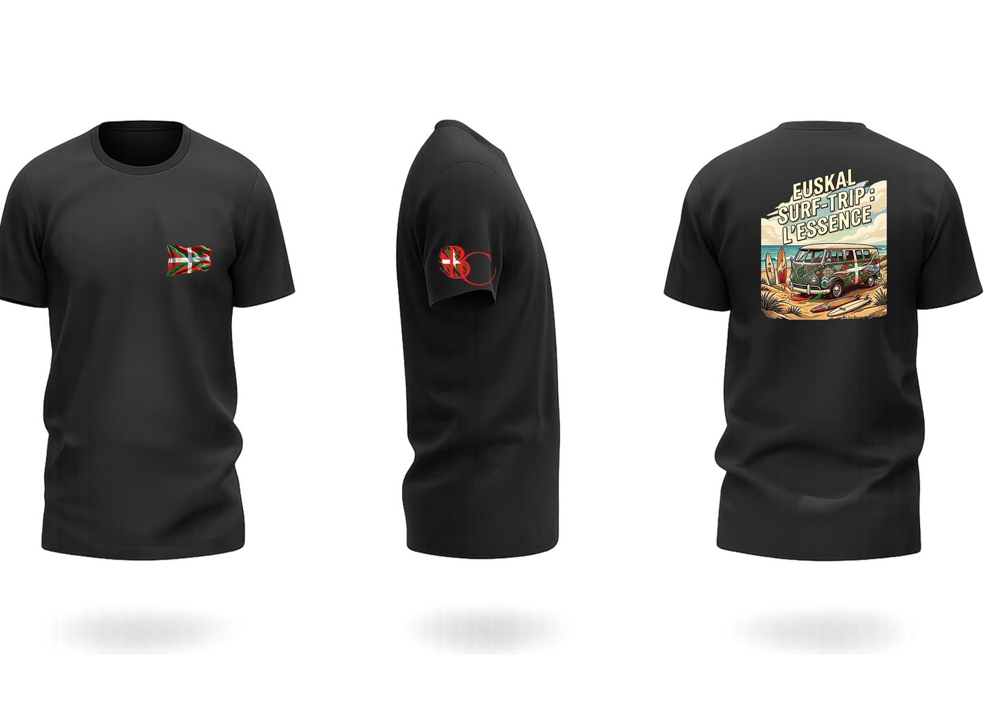 T-shirt - Euskal Surf-Trip : L’Essence