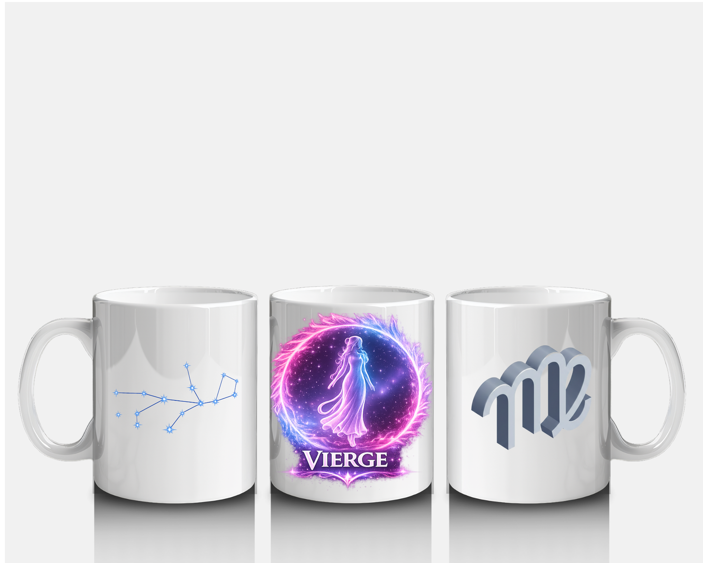 Mug signe astrologique personnalisé — Cadeau zodiaque (12 signes)