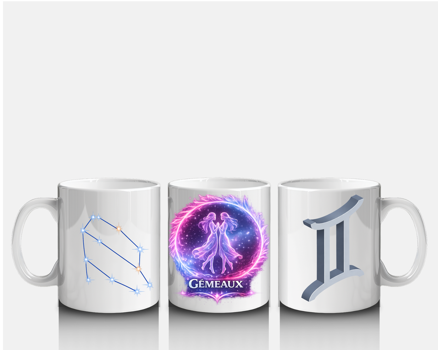 Mug signe astrologique personnalisé — Cadeau zodiaque (12 signes)